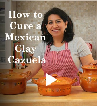 How to Cure a Mexican Clay Cazuela Video